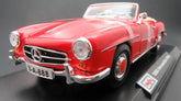 1955 Mercedes-Benz 190SL Convertible ~Red ~ 1:18 ~ Metal Die Cast ~ Maisto