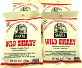 Claey's Old Fashioned Wild Cherry Hard Candies ~ Four 6oz bag Gluten Free Candy