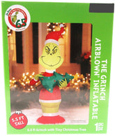 The Grinch ~ Airblown Inflatable ~ 5.5 Feet ~ Christmas Yard Decor !!