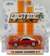 1970 Dodge Charger R/T ~ Red ~ Die Cast Metal ~ 1:60 Scale ~ Bigtime Muscle