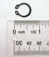 External Retaining Snap Ring ~ 1/2 inch~ Black Oxide ~ Spring Steel